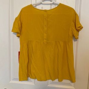 Mustard color top